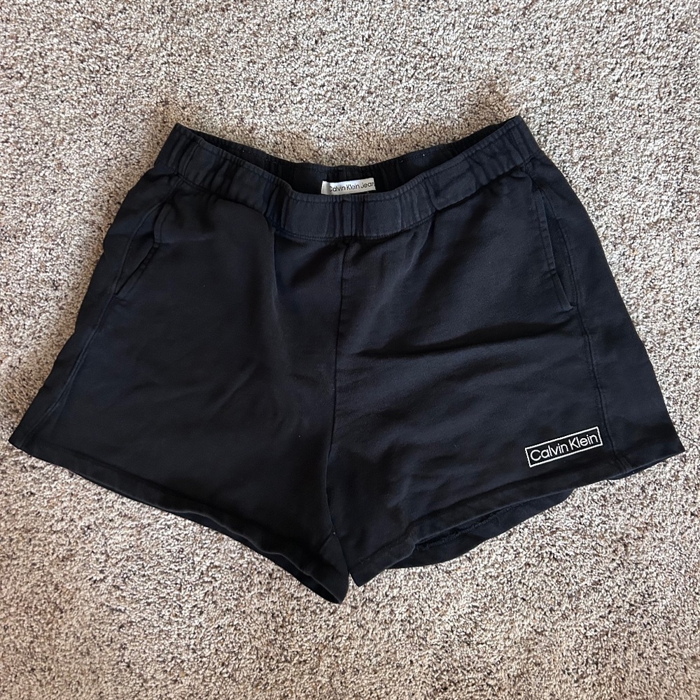 Calvin Klein Black Sweatshorts